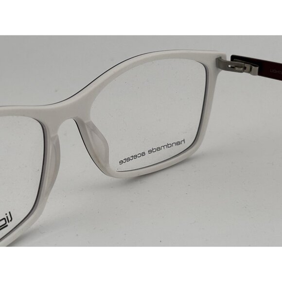 LIGHTEC - Morel France 7900L 55-16-135 PP 042 Red & White Eyeglass Frames - Picture 9 of 9